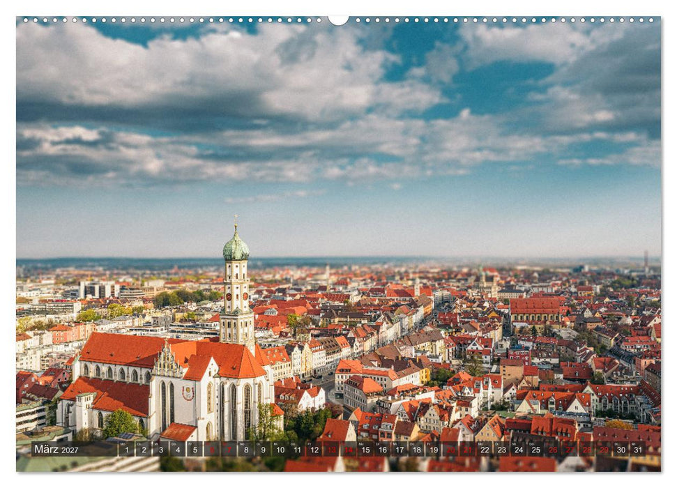 Augsburg - Stadt und Land (CALVENDO Premium Wandkalender 2027)