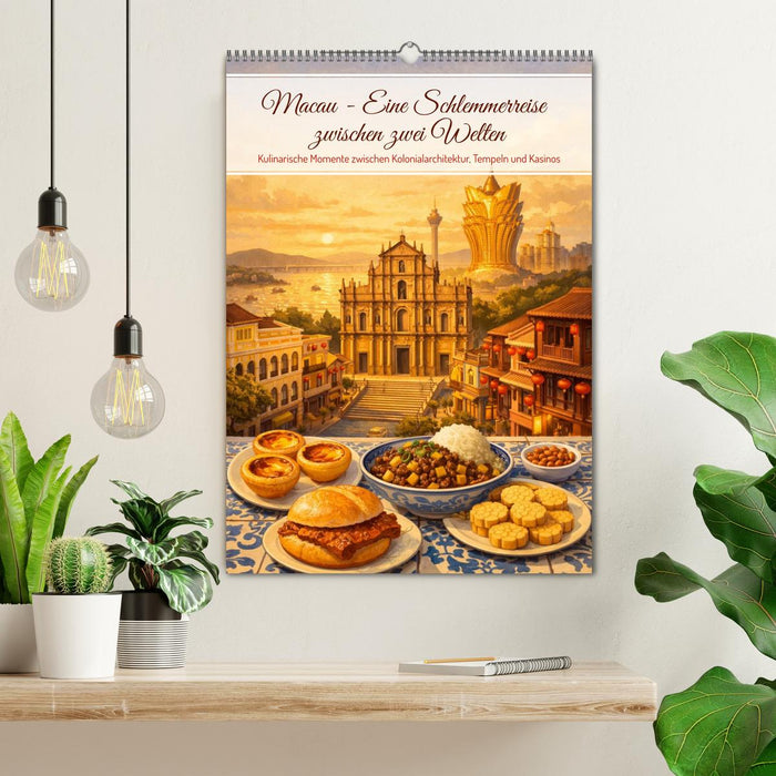 Macau - Eine Schlemmerreise zwischen zwei Welten (CALVENDO Wandkalender 2027)