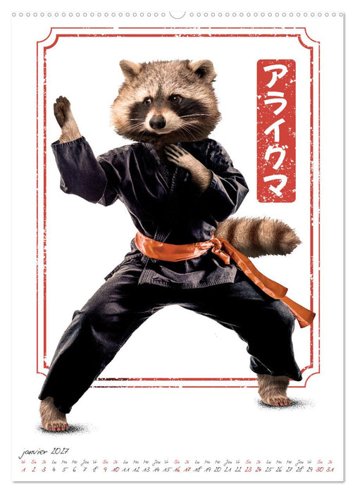 Combattant animal (CALVENDO Calendrier mensuel 2027)