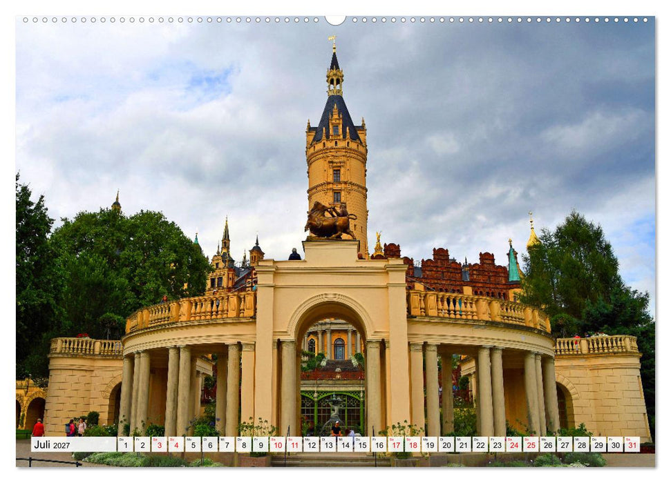 SCHWERIN, die wunderschöne Landeshauptstadt von Mecklenburg-Vorpommern (CALVENDO Premium Wandkalender 2027)