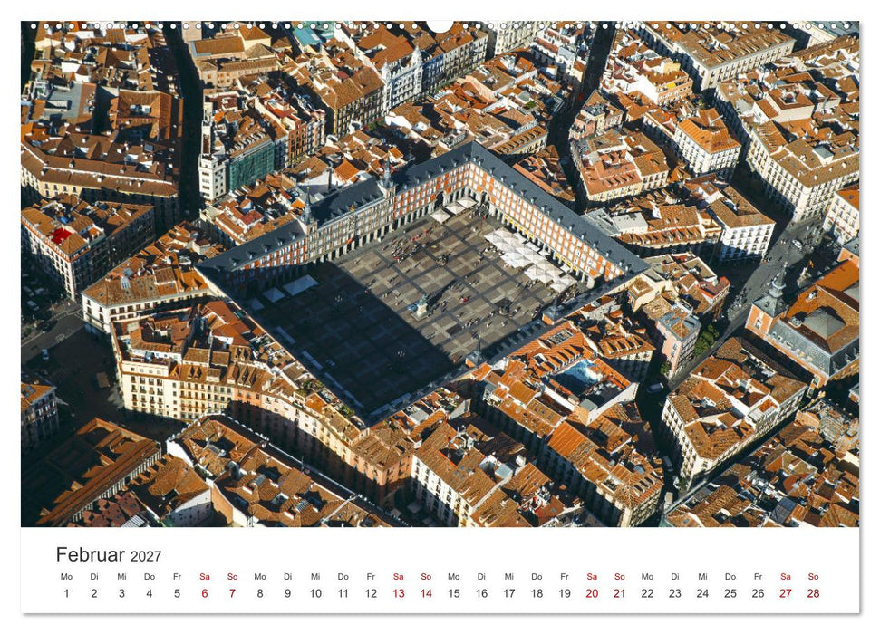 Madrid - Spaniens bezaubernde Hauptstadt. (CALVENDO Wandkalender 2027)