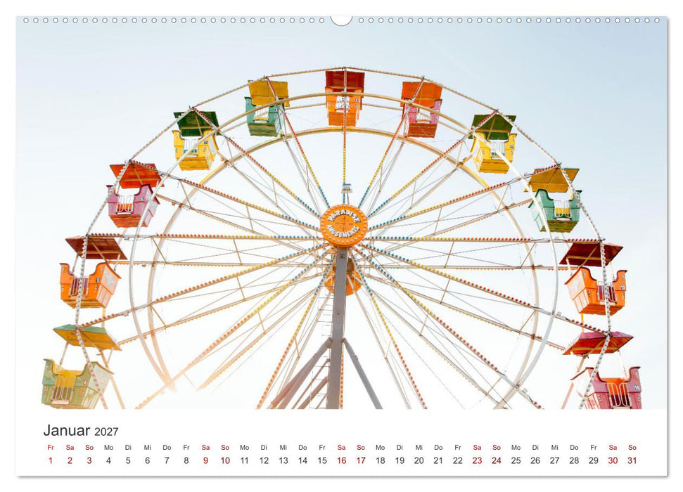 Riesenräder - Ein Spaß für jung und alt. (CALVENDO Wandkalender 2027)