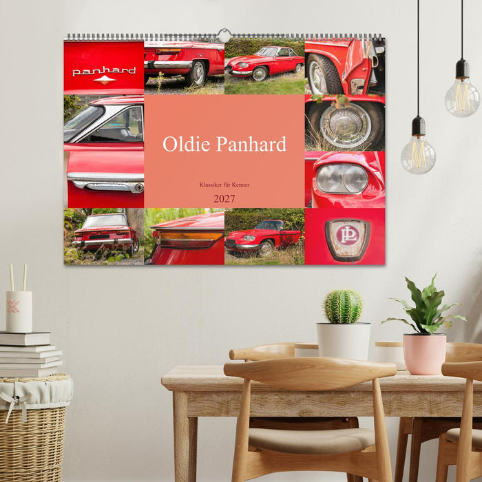Oldie Panhard - Klassiker für Kenner (CALVENDO Wandkalender 2027)