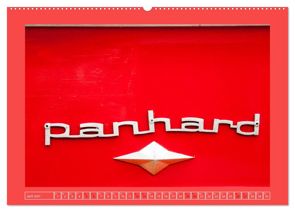 Oldie Panhard - Klassiker für Kenner (CALVENDO Wandkalender 2027)