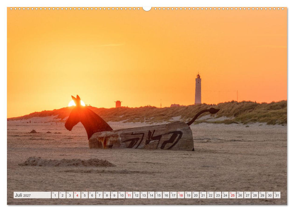 Blåvand - Dänemarks Paradies am Nordseestrand (CALVENDO Premium Wandkalender 2027)