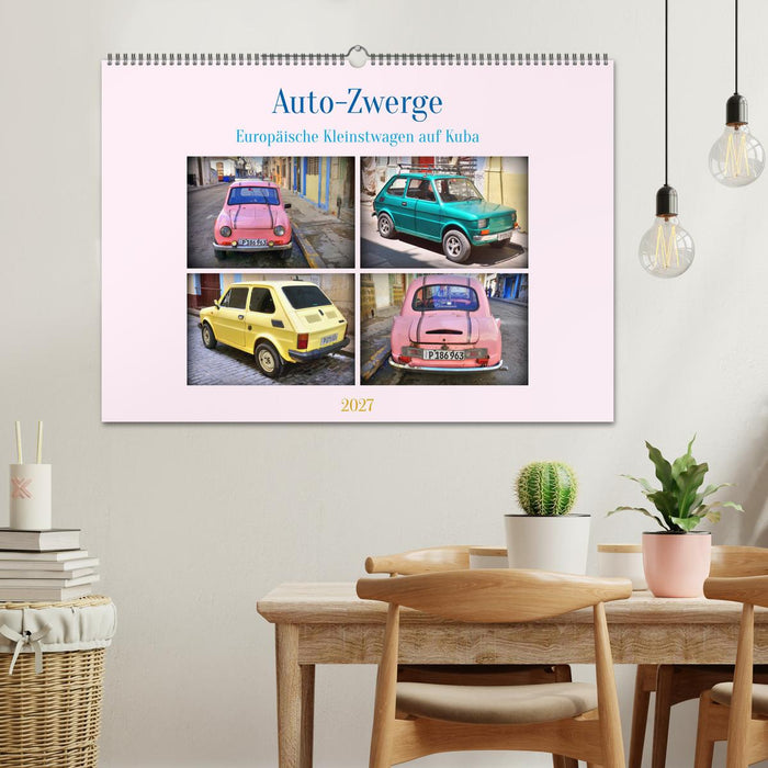 Auto-Zwerge - Europäische Kleinstwagen auf Kuba (CALVENDO Wandkalender 2027)