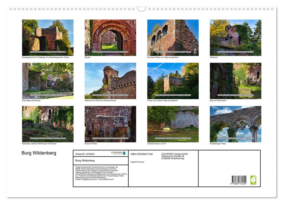 Burg Wildenberg (CALVENDO Wandkalender 2027)