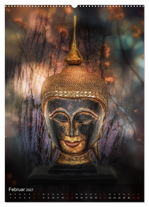 Die Welt mit Buddha (CALVENDO Premium Wandkalender 2027)