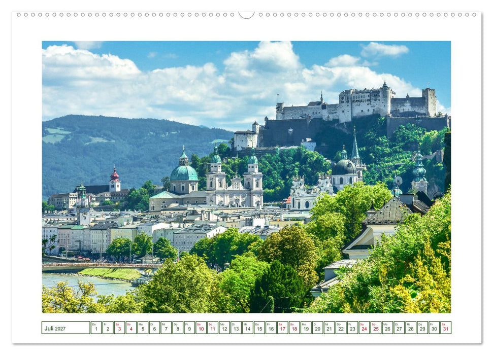 Salzburg - Die romantische Mozartstadt (CALVENDO Premium Wandkalender 2027)