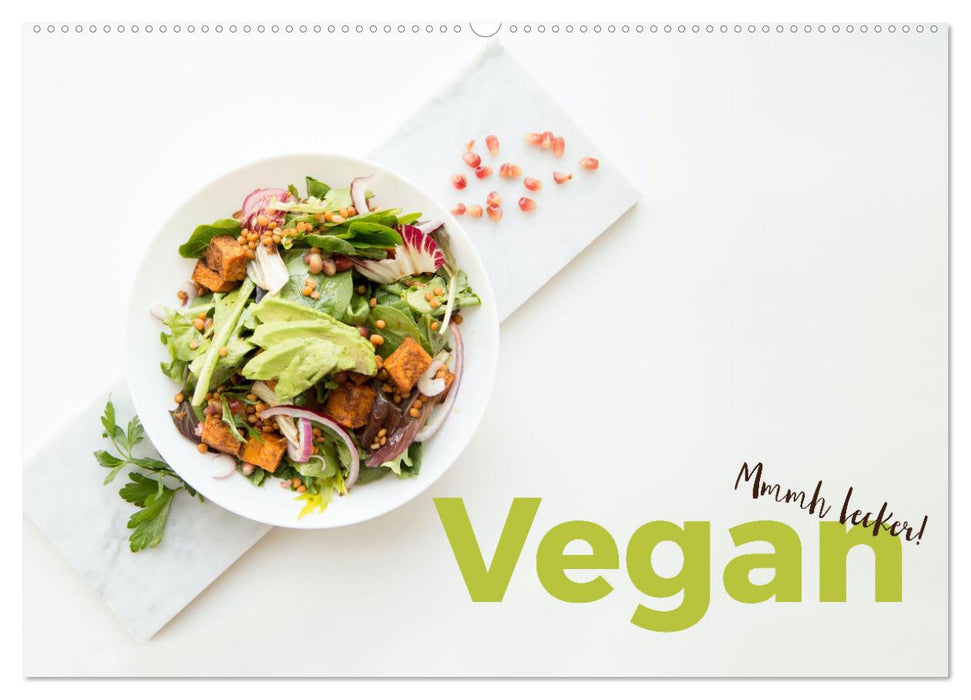 Vegan - Mmmh lecker! (CALVENDO Wandkalender 2027)