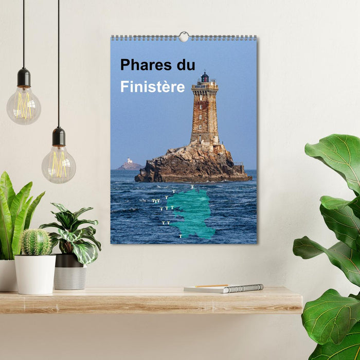 Phares du Finistère (CALVENDO Calendrier mensuel 2027)