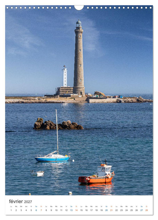 Phares du Finistère (CALVENDO Calendrier mensuel 2027)