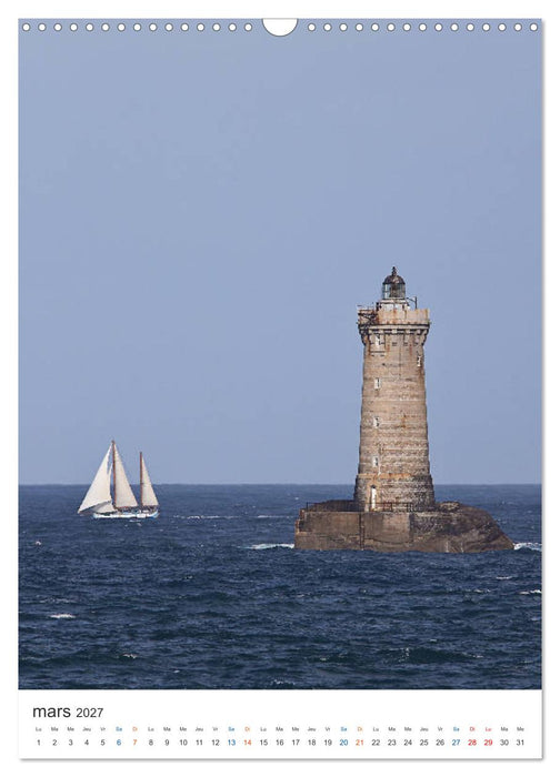 Phares du Finistère (CALVENDO Calendrier mensuel 2027)