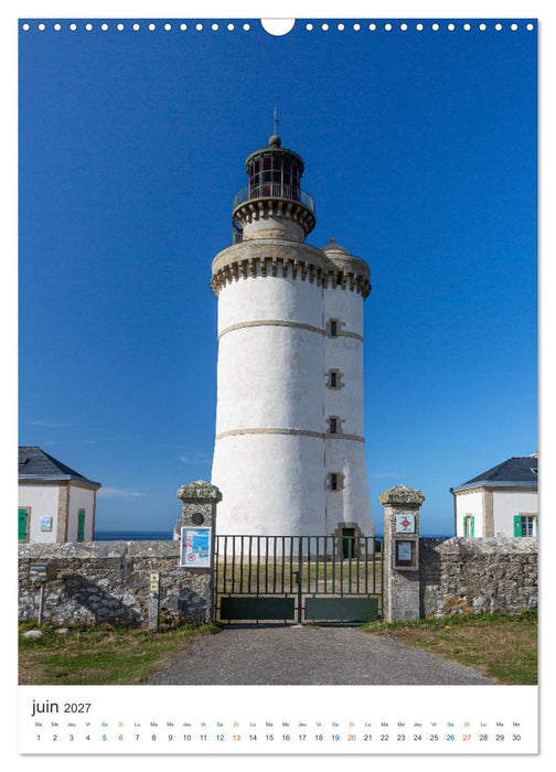 Phares du Finistère (CALVENDO Calendrier mensuel 2027)