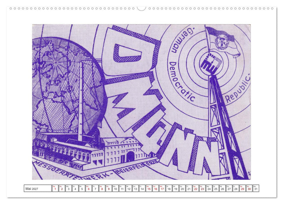 DDR Amateurfunk Historische Karten (CALVENDO Premium Wandkalender 2027)