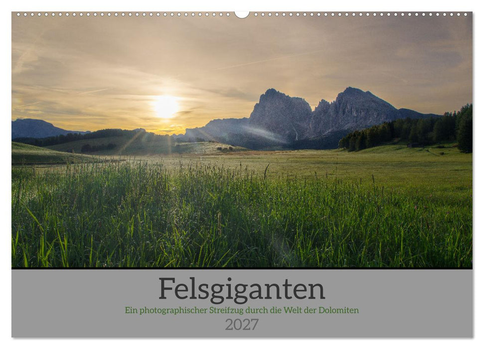 Felsgiganten (CALVENDO Wandkalender 2027)