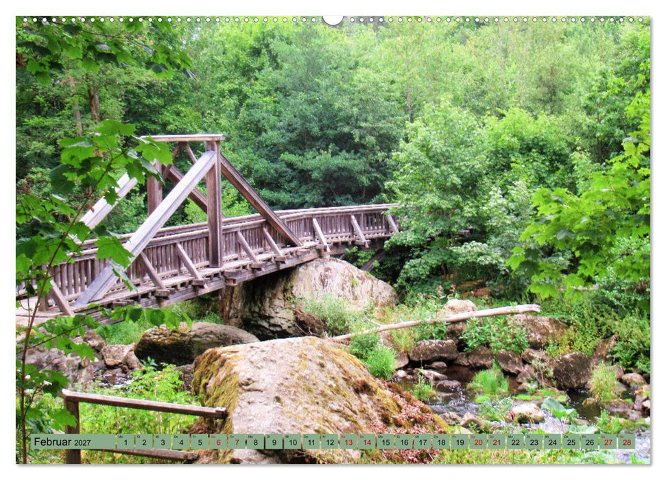 Frankenwald - Wandern in Oberfranken und Thüringen (CALVENDO Premium Wandkalender 2027)
