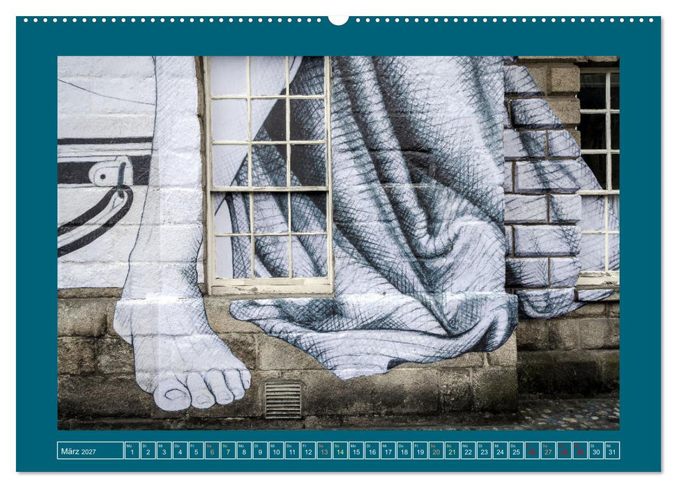 Streetart in Europas Städten (CALVENDO Wandkalender 2027)