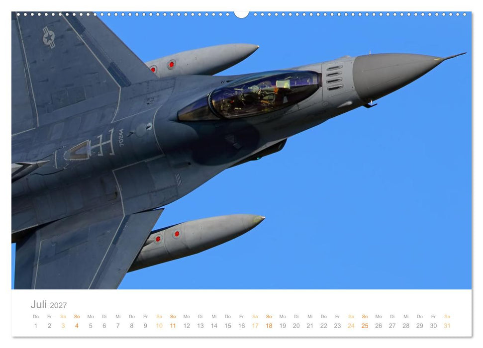 VIPER ACTION - F-16 FIGHTING FALCON (CALVENDO Premium Wandkalender 2027)