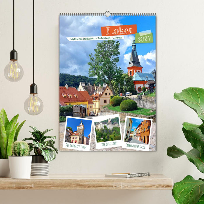 Loket - Idyllisches Städtchen in Tschechien (CALVENDO Wandkalender 2027)