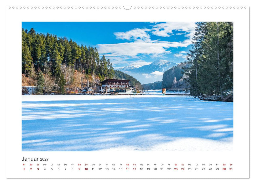 Zauberhafte Seenlandschaften um Innsbruck (CALVENDO Wandkalender 2027)