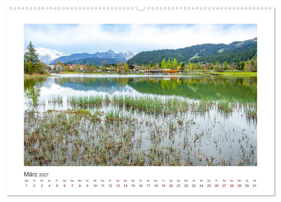 Zauberhafte Seenlandschaften um Innsbruck (CALVENDO Wandkalender 2027)