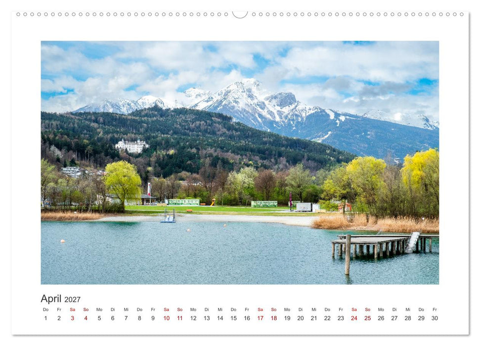 Zauberhafte Seenlandschaften um Innsbruck (CALVENDO Wandkalender 2027)