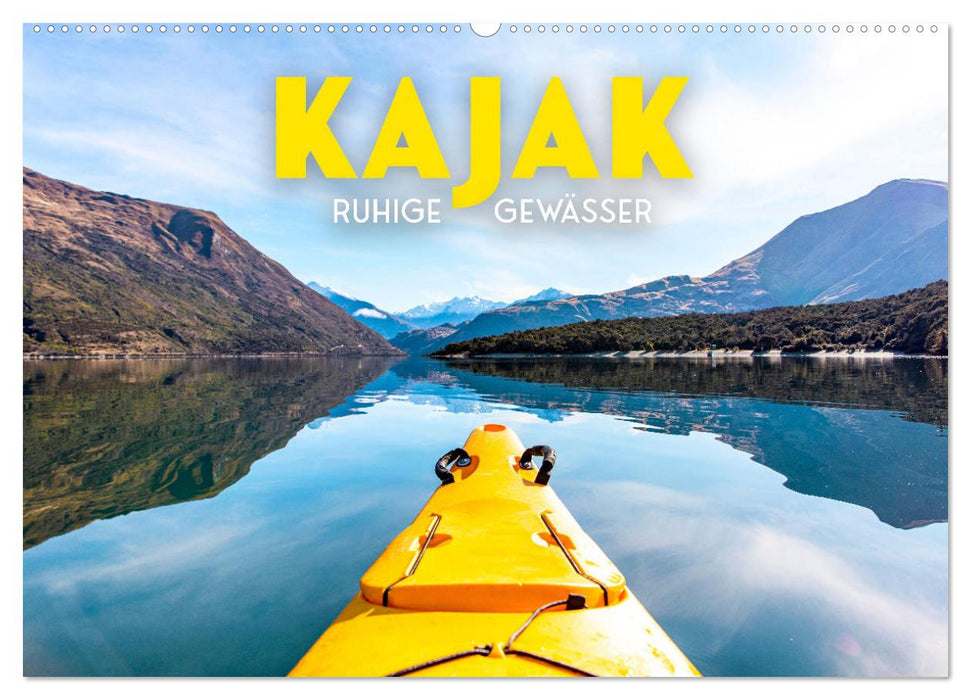 Kajak - Ruhige Gewässer (CALVENDO Wandkalender 2027)