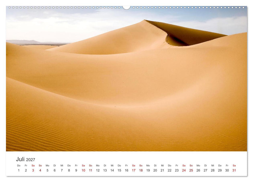 Sahara - Die größte Trockenwüste der Welt. (CALVENDO Premium Wandkalender 2027)