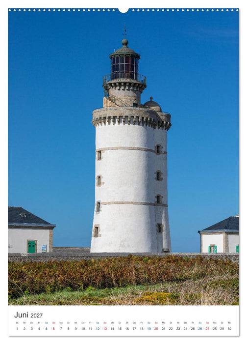 Leuchtturm-Legenden im Westen der Bretagne (CALVENDO Wandkalender 2027)