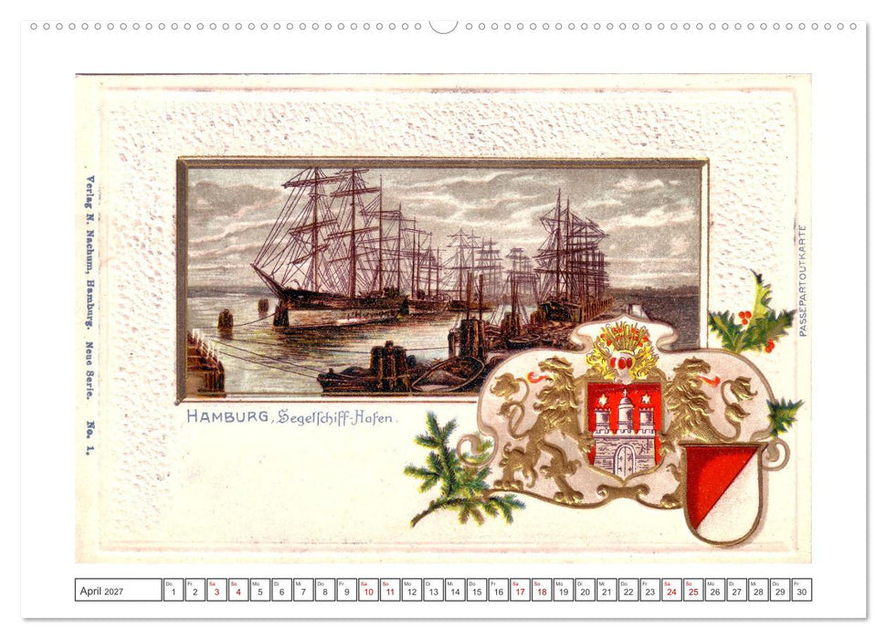 Gruss aus Hamburg (CALVENDO Premium Wandkalender 2027)