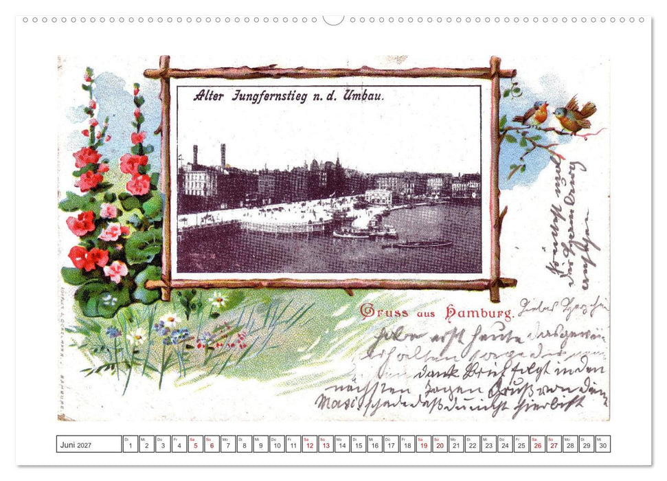 Gruss aus Hamburg (CALVENDO Premium Wandkalender 2027)