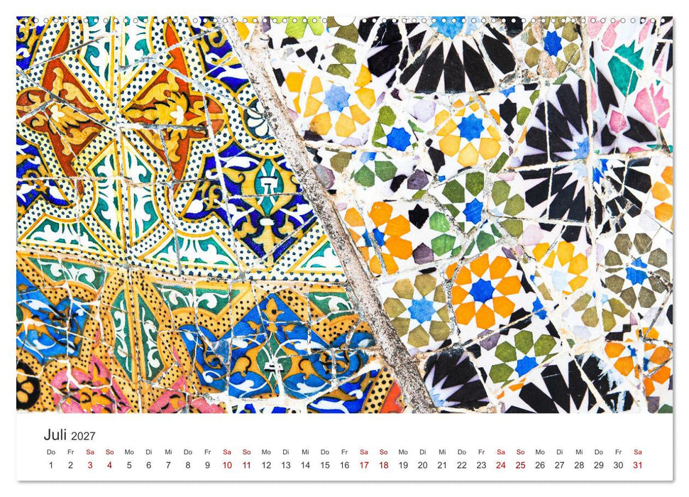 Kunstvolle Mosaike (CALVENDO Premium Wandkalender 2027)