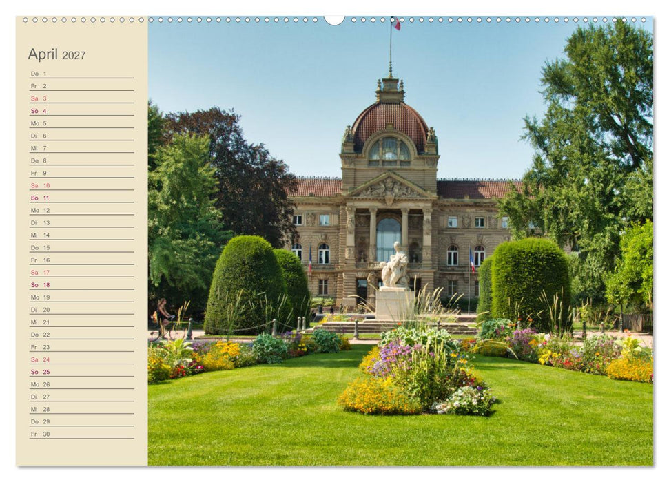 Ein Sommertag in Straßburg (CALVENDO Premium Wandkalender 2027)