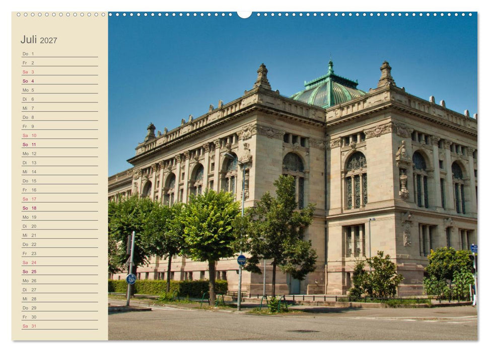 Ein Sommertag in Straßburg (CALVENDO Premium Wandkalender 2027)