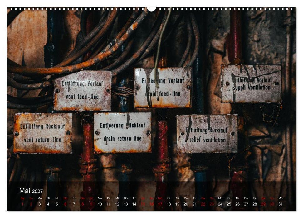 Geheimnisvolle Orte - Die etwas anderen Lost Places (CALVENDO Wandkalender 2027)