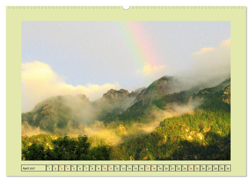 Bergwandern in den Alpen - vom Tal bis zum Gipfel (CALVENDO Premium Wandkalender 2027)