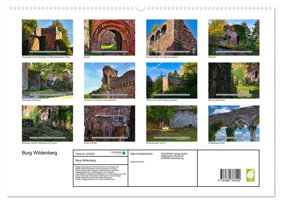 Burg Wildenberg (CALVENDO Premium Wandkalender 2027)