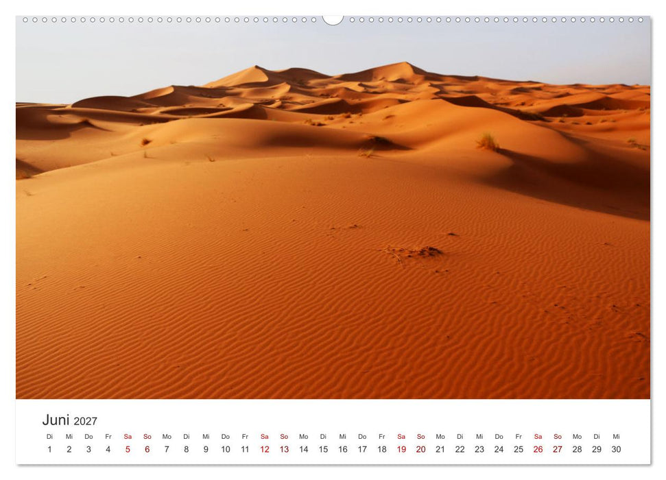 Sahara - Die größte Trockenwüste der Welt. (CALVENDO Wandkalender 2027)