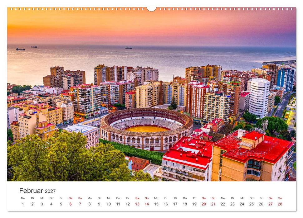 Málaga - Eine Perle in Andalusien. (CALVENDO Premium Wandkalender 2027)