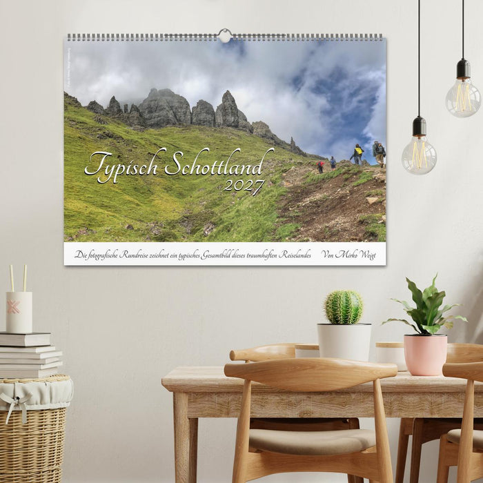 Typisch Schottland (CALVENDO Wandkalender 2027)