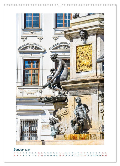 Augsburg - Gesichter einer Stadt (CALVENDO Premium Wandkalender 2027)