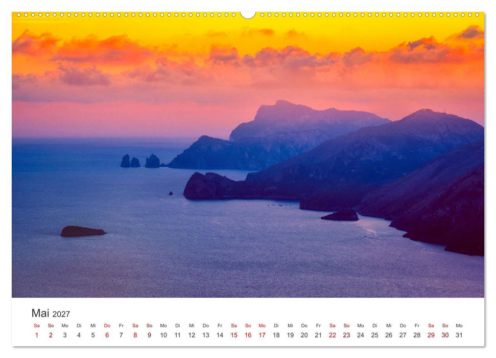 Amalfi Küste - Italiens wunderschöner Küstenabschnitt. (CALVENDO Wandkalender 2027)