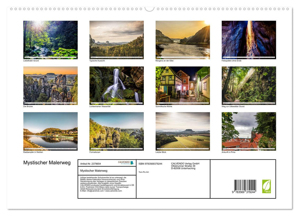 Mystischer Malerweg (CALVENDO Premium Wandkalender 2027)