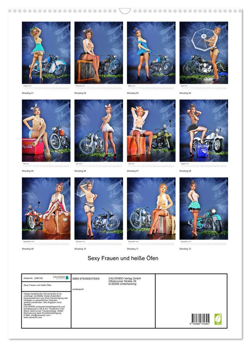 Sexy Frauen und heiße Öfen (CALVENDO Wandkalender 2027)