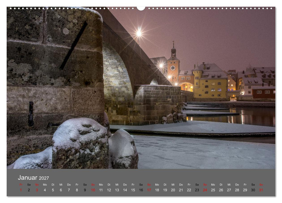 Regensburg - Stadtansichten (CALVENDO Wandkalender 2027)