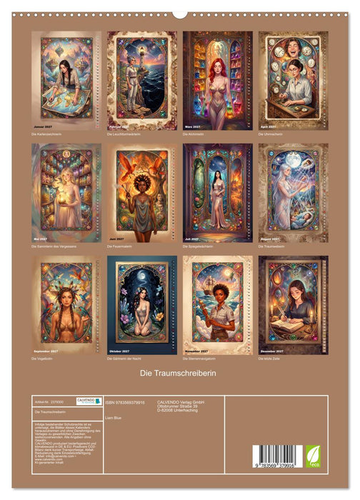 Die Traumschreiberin (CALVENDO Premium Wandkalender 2027)