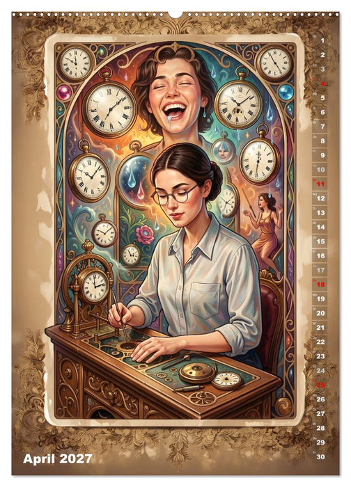Die Traumschreiberin (CALVENDO Premium Wandkalender 2027)