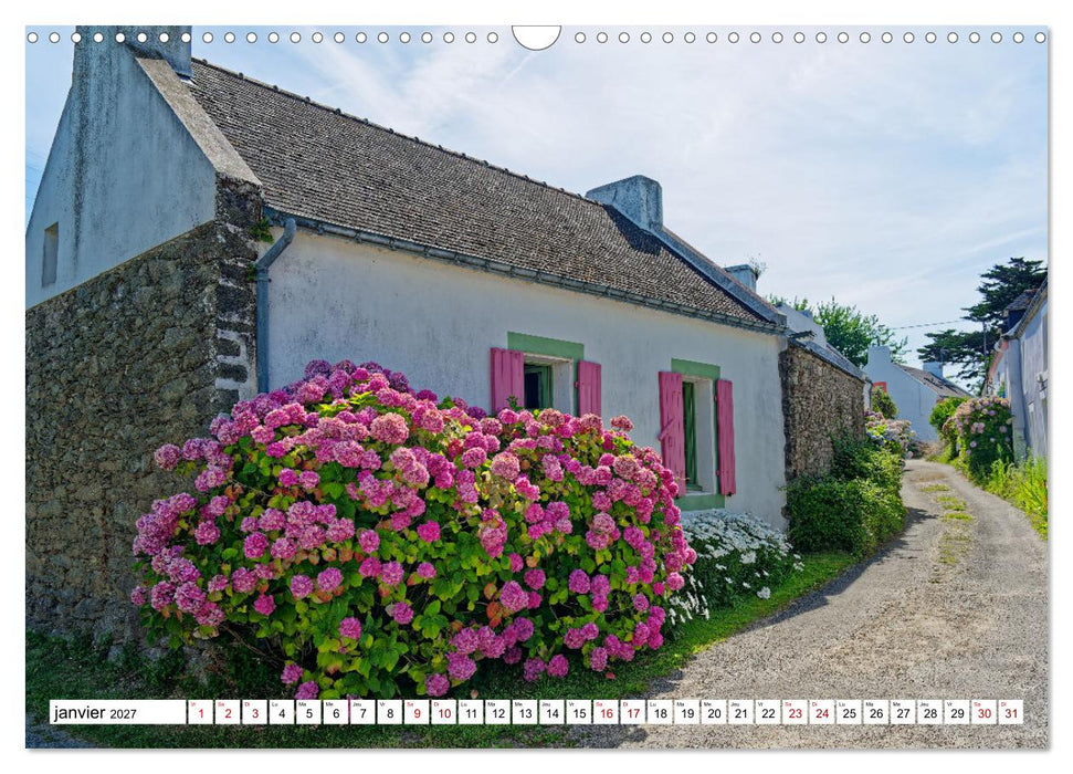 Belle-île-en-Mer - un paradis breton (CALVENDO Calendrier mensuel 2027)