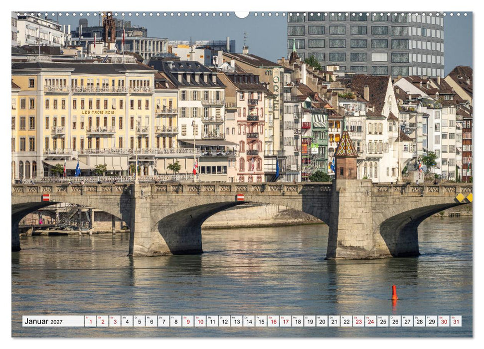 Schweiz - Basel (CALVENDO Premium Wandkalender 2027)